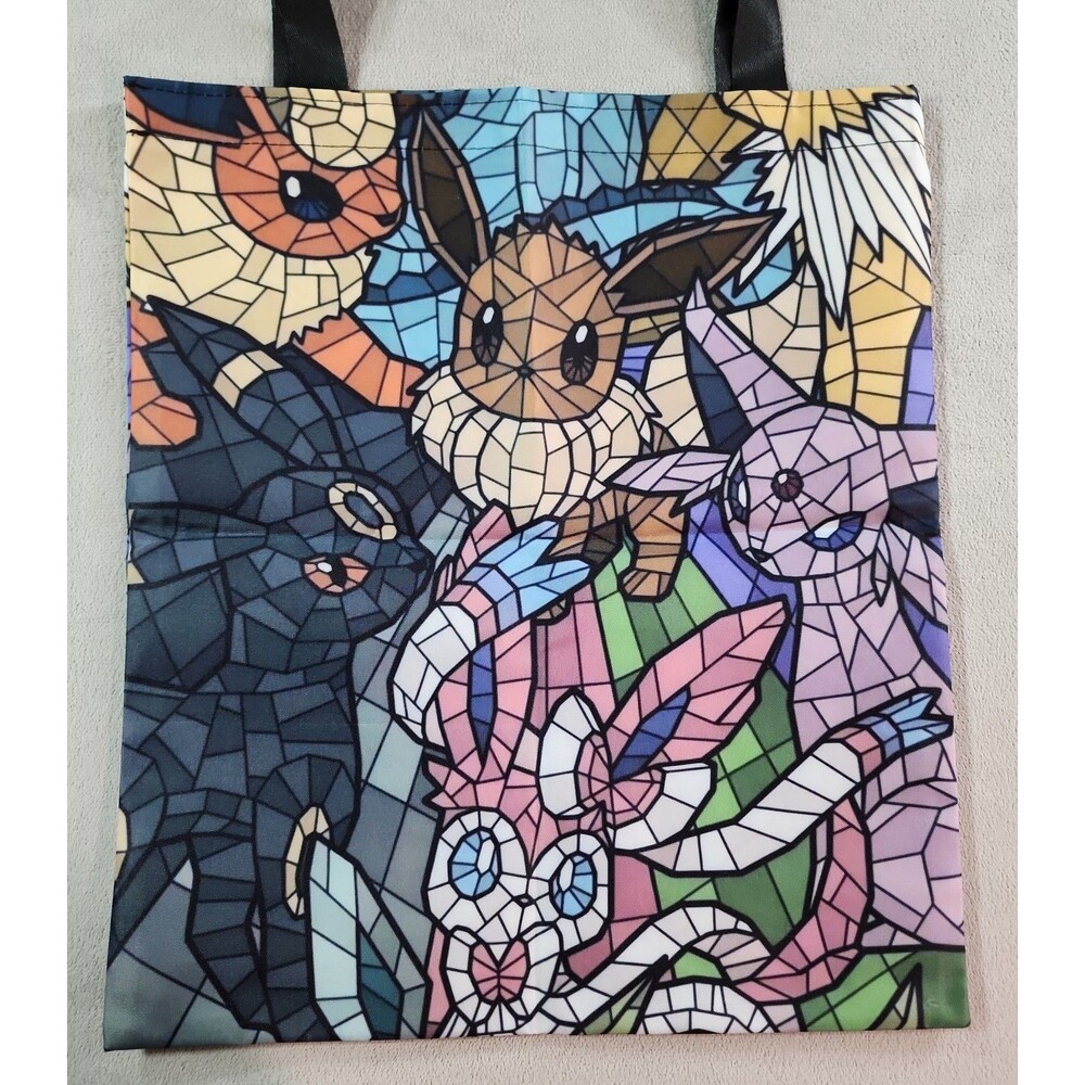 Pokémon Eeveelutions Stained Glass Tote Bag | 13.5"W x 16"L - Picture 2 of 4